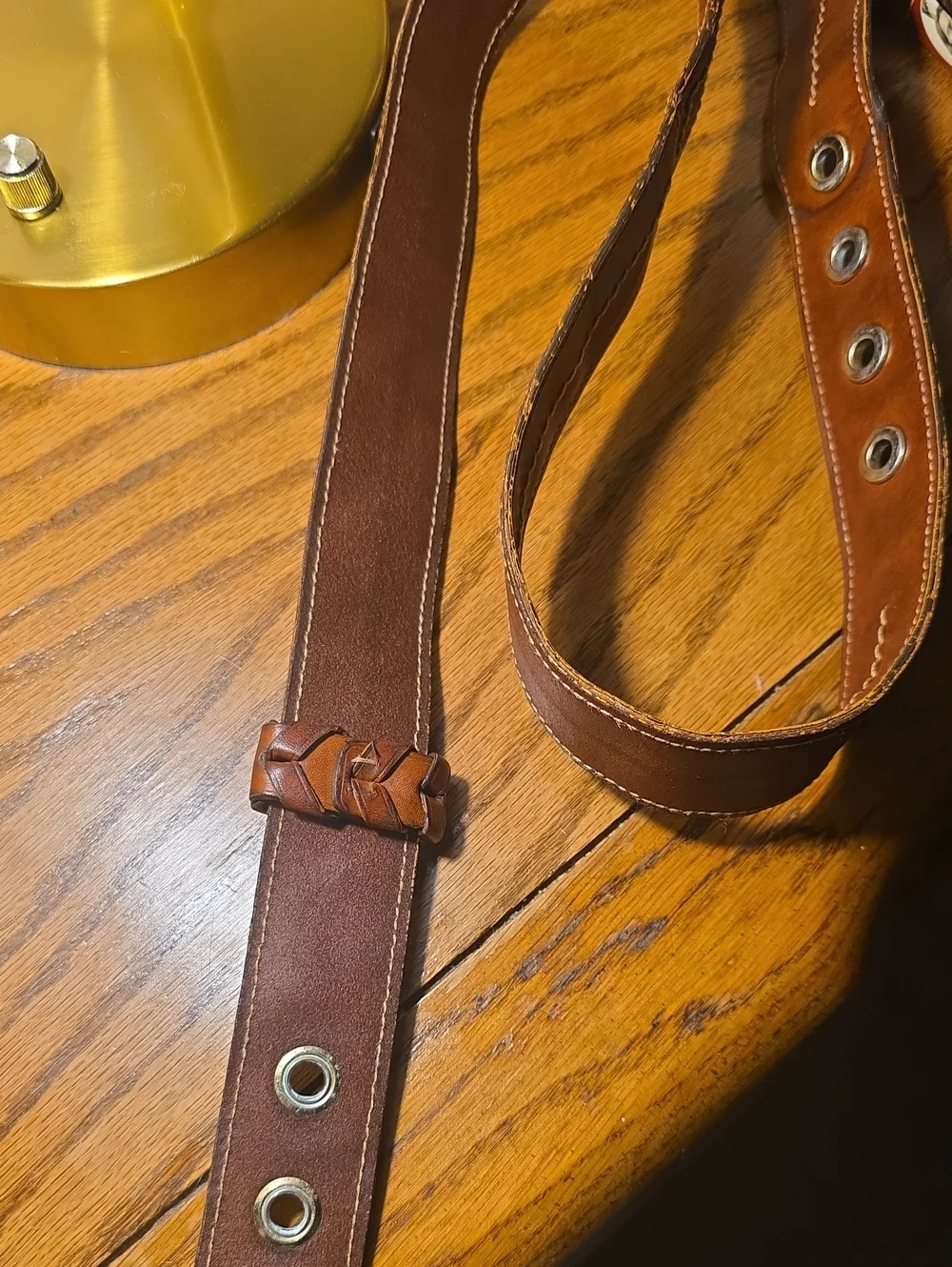 Coach Strap For Vintage Bleecker Signature Hobo *Damaged * Brown Leather